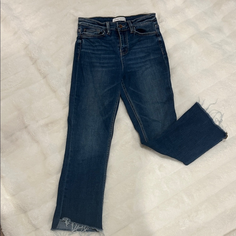 Flying Monkey Dark Blue Straight Leg Jeans